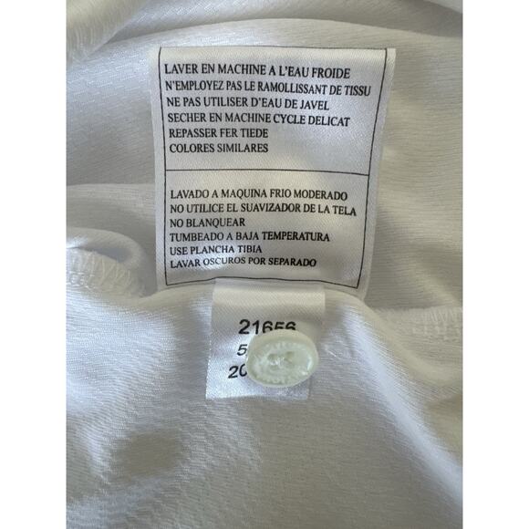 Los Angeles Lakers Men’s Antigua White Golf Polo Embroidered Size Large - Picture 6 of 7